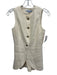 Antonio Melani Size 0 Cream Beige Maxi Skirt Sleeveless Shell buttons Skirt Set Cream Beige / 0