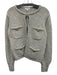 J Crew Size XS Light Gray Acrylic Blend Cardigan Light Gray / XS