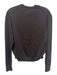 COS Size XS Dark Brown Wool Blend Thin Knit Button Long Sleeve Shell Sweater Dark Brown / XS
