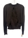 COS Size XS Dark Brown Wool Blend Thin Knit Button Long Sleeve Shell Sweater Dark Brown / XS