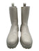 & Other Stories Shoe Size 6 Light Beige Leather Chelsea Calf High Lug Sole Boots Light Beige / 6