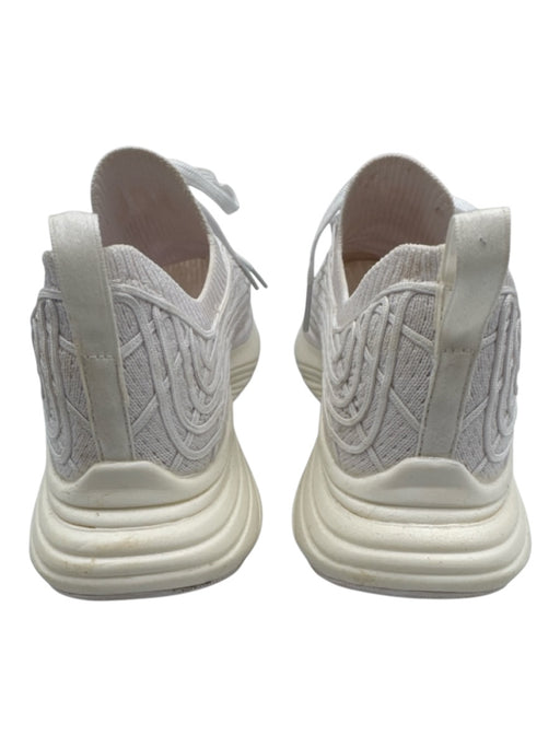 APL Shoe Size 7 White Synthetic Knit Laces Rubber Sole Sneakers White / 7