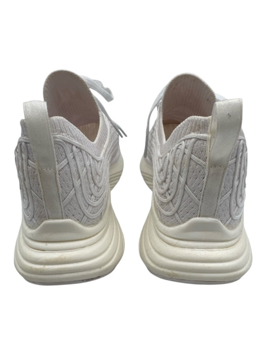 APL Shoe Size 7 White Synthetic Knit Laces Rubber Sole Sneakers White / 7