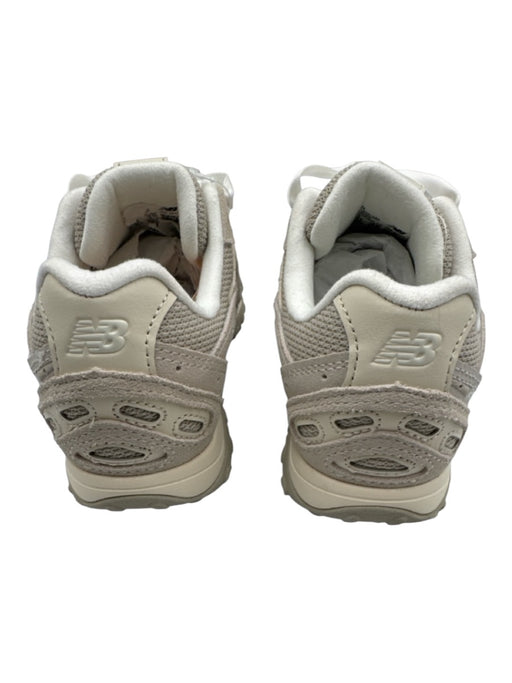 New Balance Shoe Size 6.5 Gray & Taupe Suede Synthetic Laces Logo Sneakers Gray & Taupe / 6.5