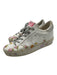 Golden Goose Shoe Size 37 White, Pink, Green Leather Rubber Sole Sneakers White, Pink, Green / 37