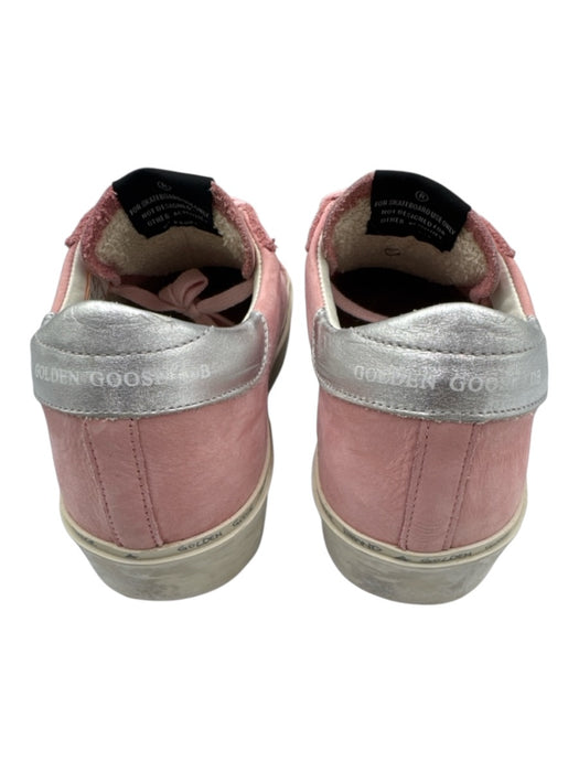 Golden Goose Shoe Size 37 Pink & Silver Suede & Leather star Platform Sneakers Pink & Silver / 37