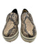 Stella McCartney Shoe Size 37 Tan, Brown, White Leather Snake Embossed Sneakers Tan, Brown, White / 37