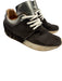 Esseutesse Shoe Size 37 Dark Brown Suede Fringe Gunmetal Detail Sneakers Dark Brown / 37
