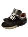 Esseutesse Shoe Size 37 Dark Brown Suede Fringe Gunmetal Detail Sneakers Dark Brown / 37