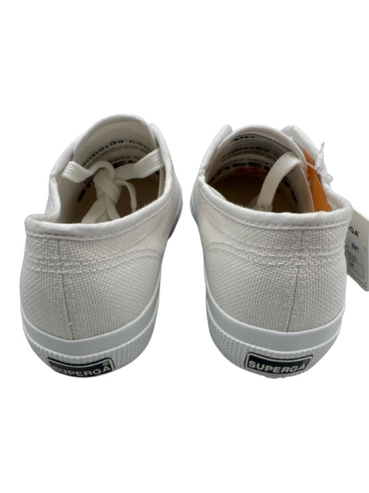 Superga Shoe Size 36 White & Red Canvas Laces Bow Sneakers White & Red / 36