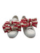 Superga Shoe Size 36 White & Red Canvas Laces Bow Sneakers White & Red / 36