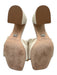 Born on Fifth x Antonio Melani Shoe Size 6.5 Cream Leather Ruched Ruffle Sandals Cream / 6.5