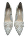 Bella Belle Shoe Size 6 White Lace Mesh Pointed Toe Bridal Pumps White / 6