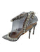 Antonio Melani Shoe Size 6.5 Silver & White Glitter Pointed Toe Pumps Silver & White / 6.5