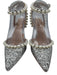 Antonio Melani Shoe Size 6.5 Silver & White Glitter Pointed Toe Pumps Silver & White / 6.5