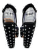 Antonio Melani Shoe Size 7 Black & White Velvet Faux Pearl Platform Pumps Black & White / 7