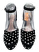 Antonio Melani Shoe Size 7 Black & White Velvet Faux Pearl Platform Pumps Black & White / 7