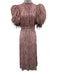 ROTATE BIRGER CHRISTENSEN Size 4 Light Pink Polyester Sequin Stripes Midi Dress Light Pink / 4