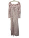 Byrdie Le Club Social Wear Size XS White & Red Cotton Vertical Stripes Dress White & Red / XS