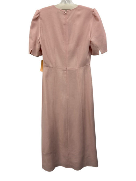 Beulah Size XS / 6 Blush Pink Wool Blend Front Keyhole Half Sleeve Maxi Dress Blush Pink / XS / 6