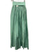 Julia Amory Size XS Teal Green Silk Pleated Back Zip Sash Ball Skirt Skirt Teal Green / XS