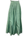 Julia Amory Size XS Teal Green Silk Pleated Back Zip Sash Ball Skirt Skirt Teal Green / XS