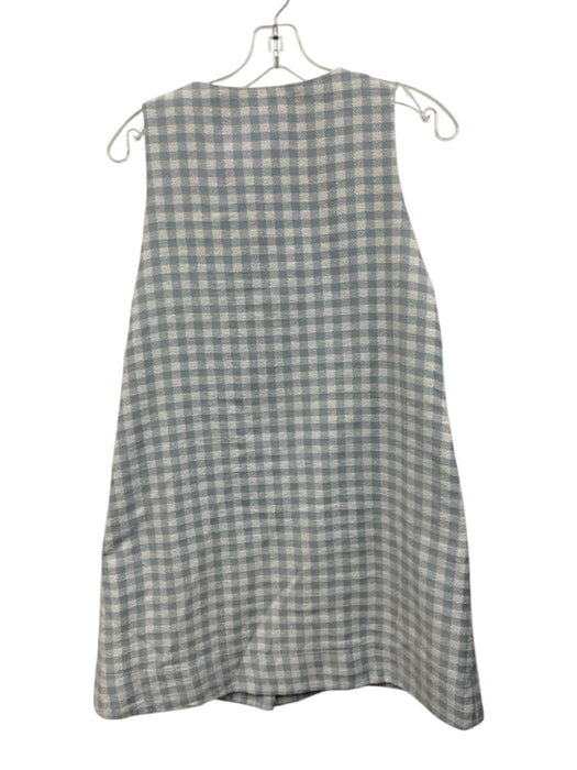 Lisa Marie Fernandez Size 0 Light blue & white Cotton Blend Gingham Dress Light blue & white / 0
