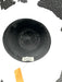 MME. Mink Black Straw Wide Brim Sun Hat Hat Black
