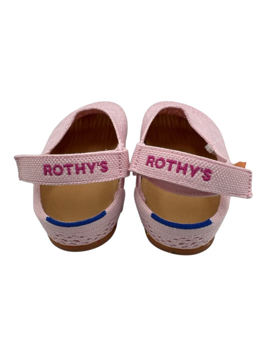 Rothy's Shoe Size 13 Light Pink Synthetic Knit Back Strap Mule Perforated Clogs Light Pink / 13