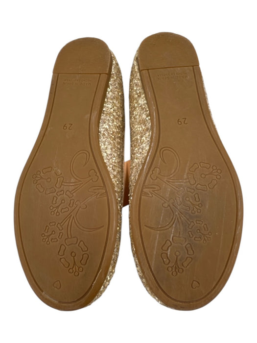 Gold Glitter Mary Jane Ballet Flat Flats Gold
