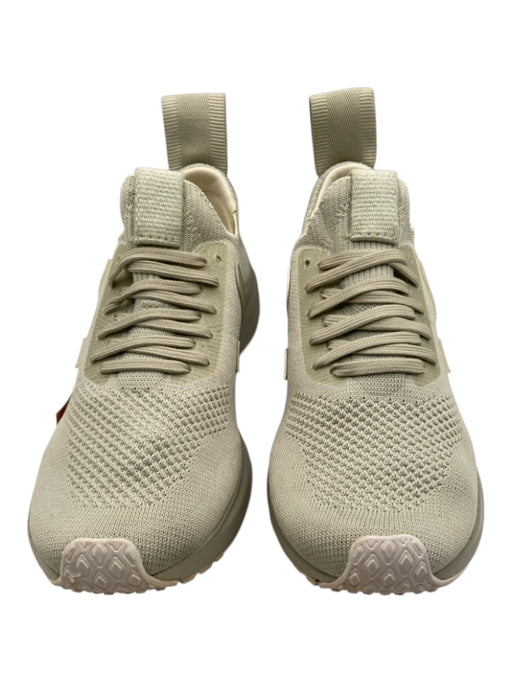 Veja Shoe Size 6 Sage Green & White Synthetic Knit Lace Up Slip On Sneakers Sage Green & White / 6