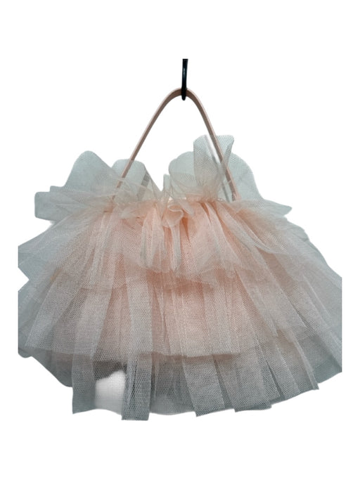 Simone Rocha Light Pink Polyester Mesh Tulle Zip Top hand bag Bag Light Pink / S