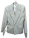 The Frankie Shop Size XS Cream Polyester Blend Shoulder Pads Collared Jacket Cream / XS