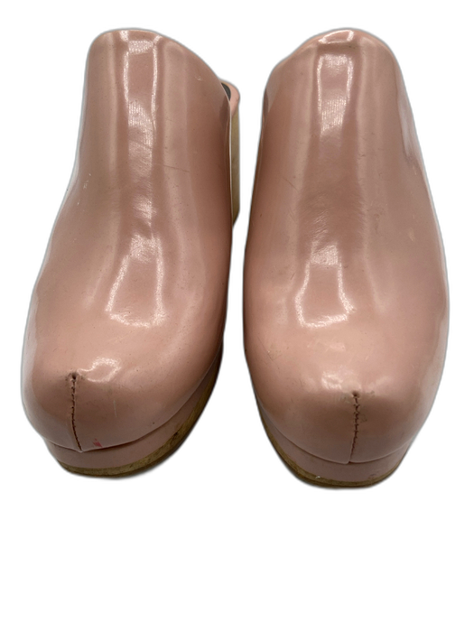 Rachel Comey Shoe Size 6.5 Blush Pink Leather Seam Detail Toe Slide Clogs Blush Pink / 6.5