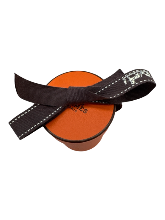 Hermes Light Blue, Tan & Yellow Silk Thin Twilly scarf Light Blue, Tan & Yellow / Small