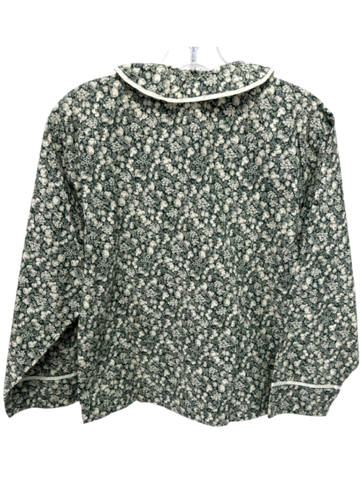 Doen Size XS Green & White Print Organic Cotton Button Down Fruit Print Pant Set Green & White Print / XS