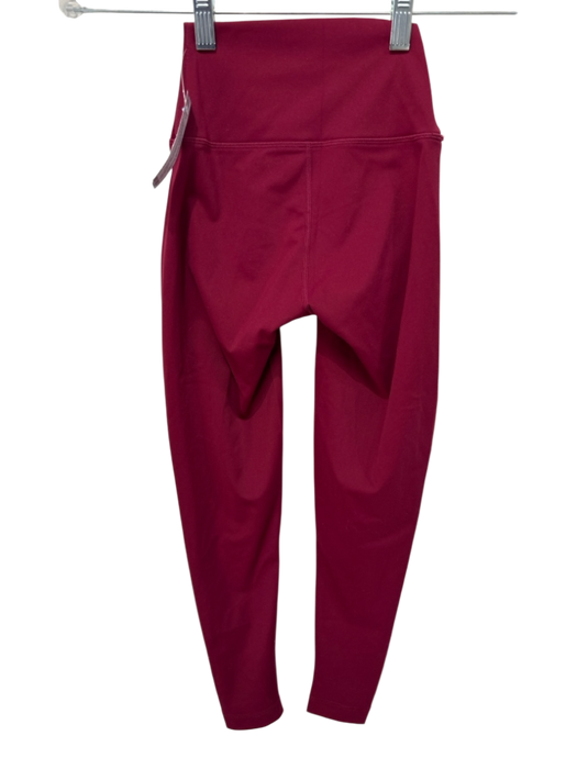 Set Active Size XS Cranberry Red & Pink Nylon Side Stripe Stitching Pant Set Cranberry Red & Pink / XS