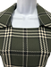 Emilia Wickstead Size 2 Green, White, Black Wool Blend Plaid Belt Dress Green, White, Black / 2