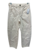 J Crew Size 23 Cream White Cotton Denim High Rise Barrell Leg Jeans Cream White / 23