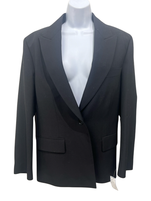 Acne Studios Size XS / 36 Black Polyester One Button Blazer Jacket Black / XS / 36