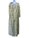 Byrdie Le Club Social Wear Size XS Green & White Polyester Floral Cape Gown Green & White / XS
