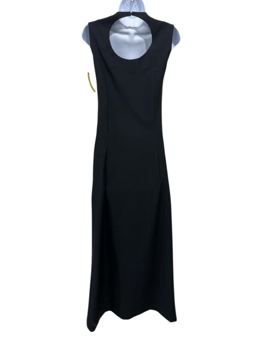 Mestiza New York Size XS Black & champagne Acetate Blend Beaded Bows Gown Black & champagne / XS