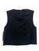 Mestiza New York Size XS Black Nylon & Rayon Round Neck Back Zip Sleeveless Top Black / XS