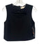 Mestiza New York Size XS Black Nylon & Rayon Round Neck Back Zip Sleeveless Top Black / XS