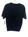 Nordstrom Size XXS Black Cashmere Short Sleeve Crew Neck Top Black / XXS