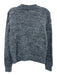 Tuckernuck Size XS Blue & White Cotton Crew Neck Flag Stitched Sweater Blue & White / XS