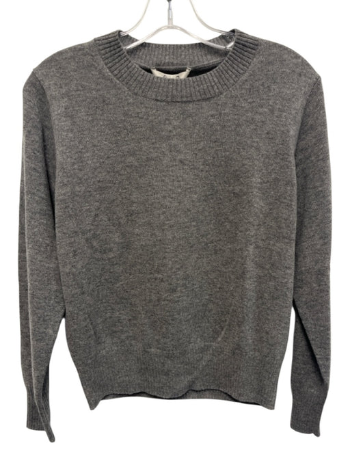 Sea New York Size XS Gray Wool & Cashmere Crew Neck Long Sleeve Fitted Sweater Gray / XS
