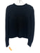 J Crew Size XS Black Acrylic Blend 4 Pocket Jeweled Buttons Trim Detail Sweater Black / XS