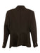 MNG by Mango Size XS Dark Brown Polyester Blend Silver Buttons Blazer Jacket Dark Brown / XS
