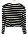 J Crew Size XXS Black & White Cotton Horizontal Stripes Long Sleeve Cardigan Black & White / XXS